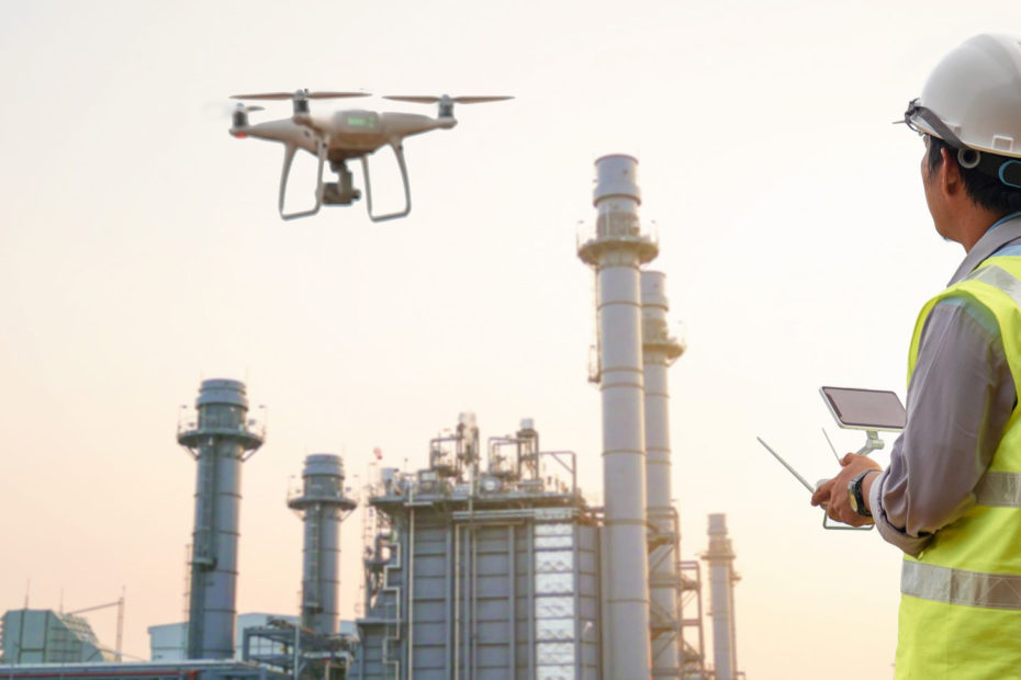 Drohneninspektion in der Industrie